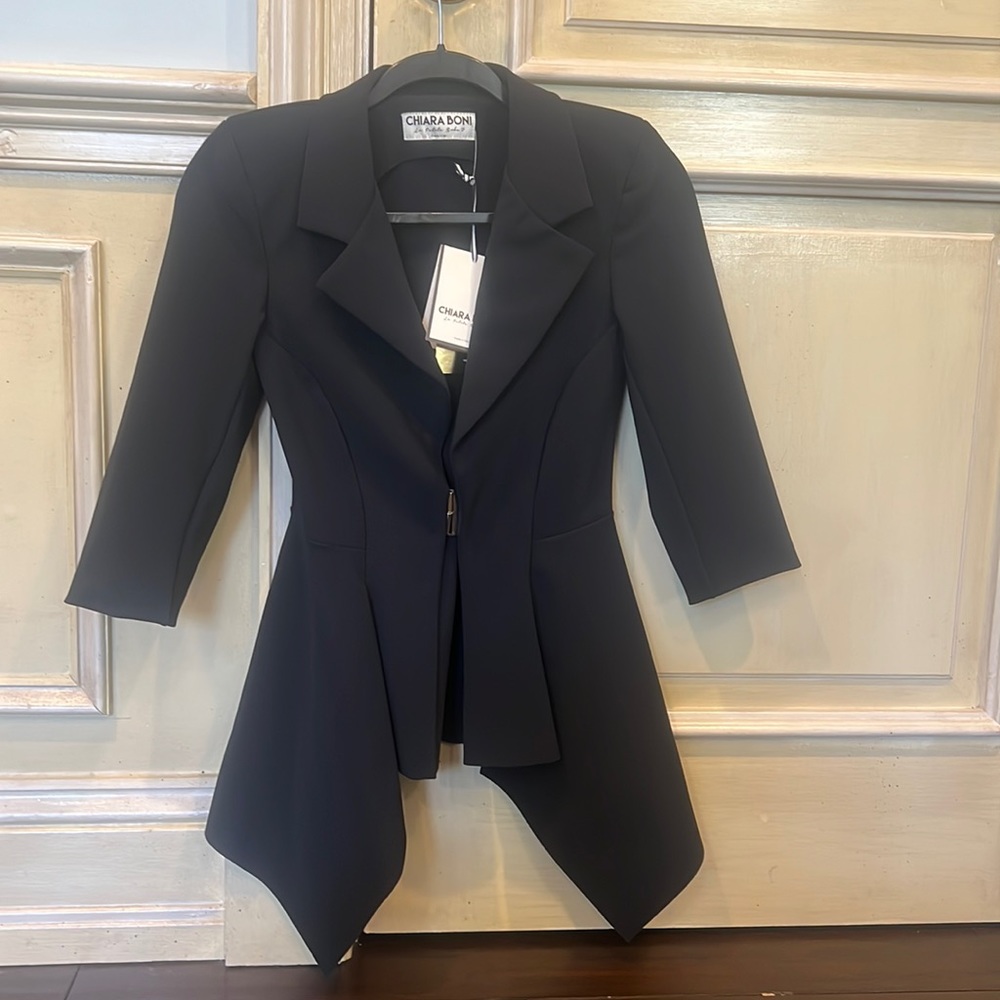 NWT Chiara Boni Emilia Women Blazer Size 4